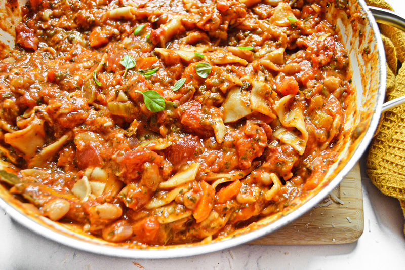 Vegan Pasta e Fagioli (Creamy Bean Pasta)