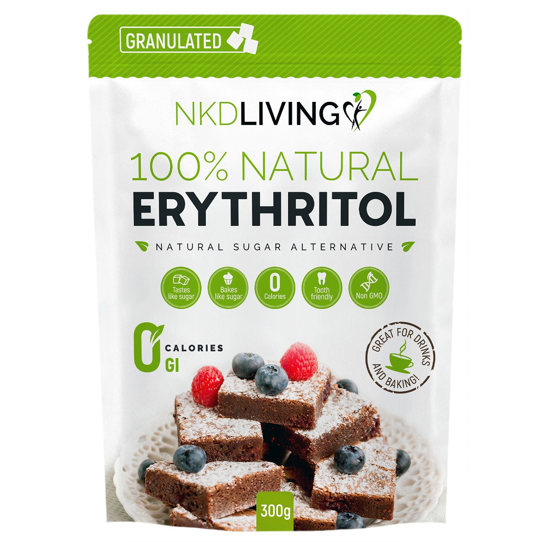 Granulated Erythritol 300g (NKD LIVING)