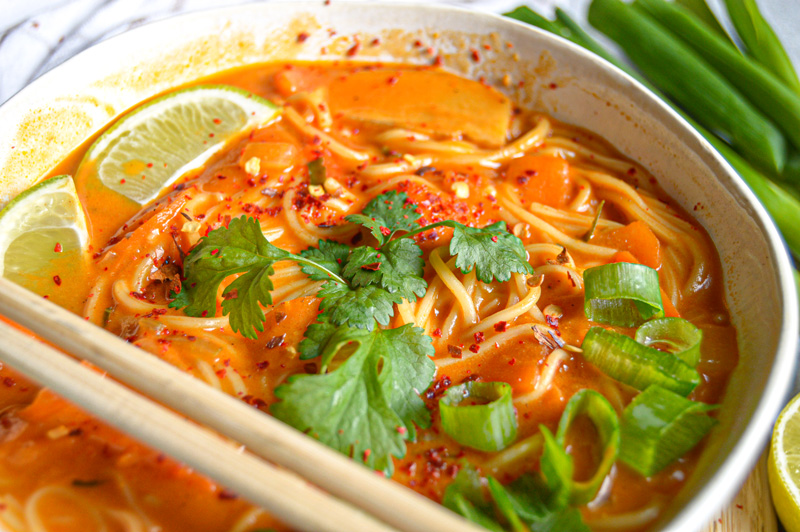 Red Thai Noodle Soup