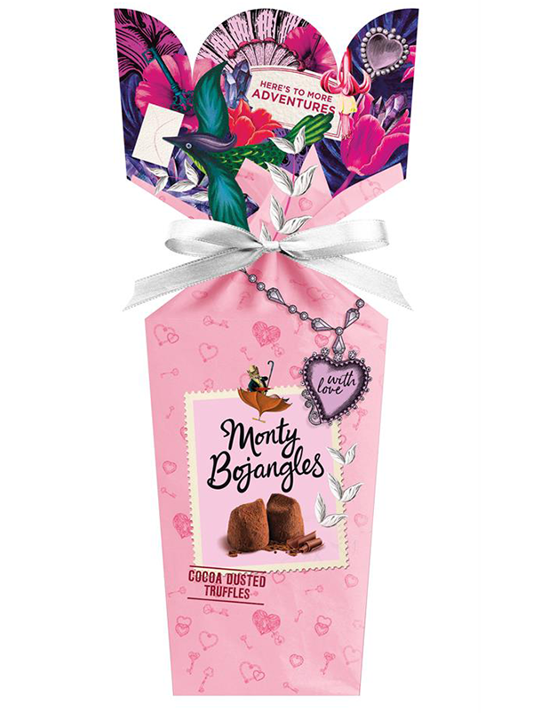 Choccy Scoffy Truffles Bouquet Gift Box 110g (Monty Bojangles)