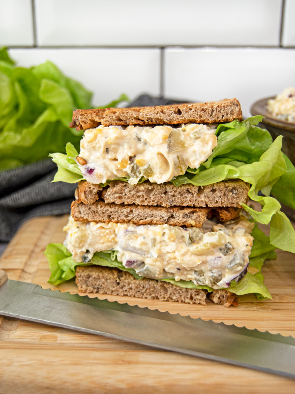 Chickpea Tuna Mayo Salad (Vegan)