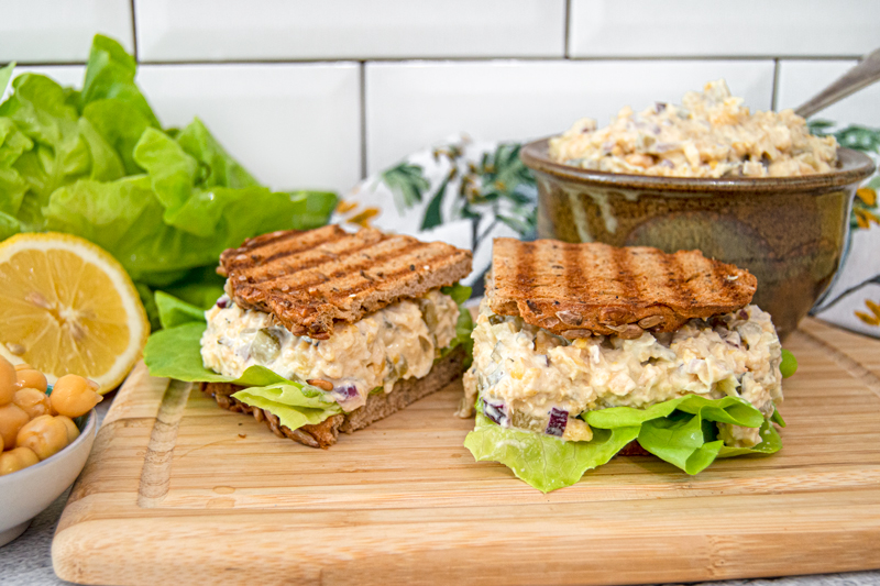 Chickpea Tuna Mayo Salad (Vegan)