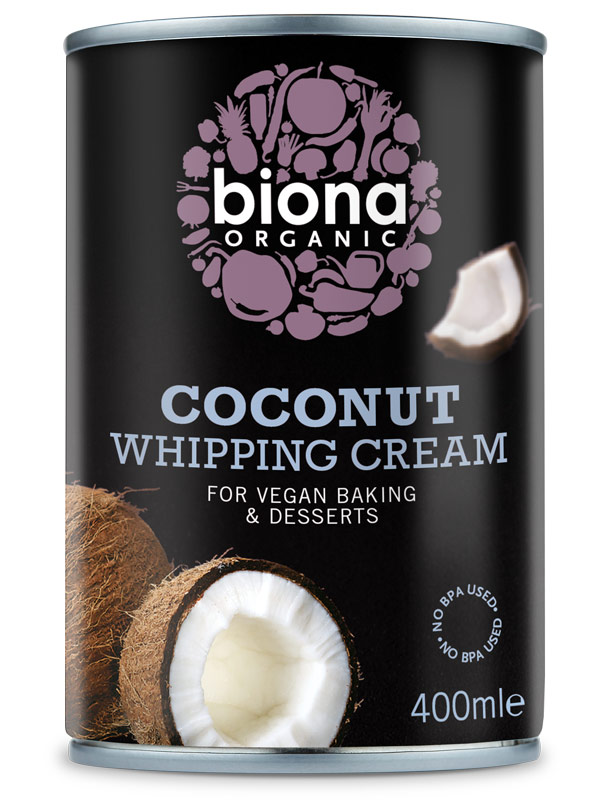 Organic Coconut Whipping Cream 400ml (Biona)