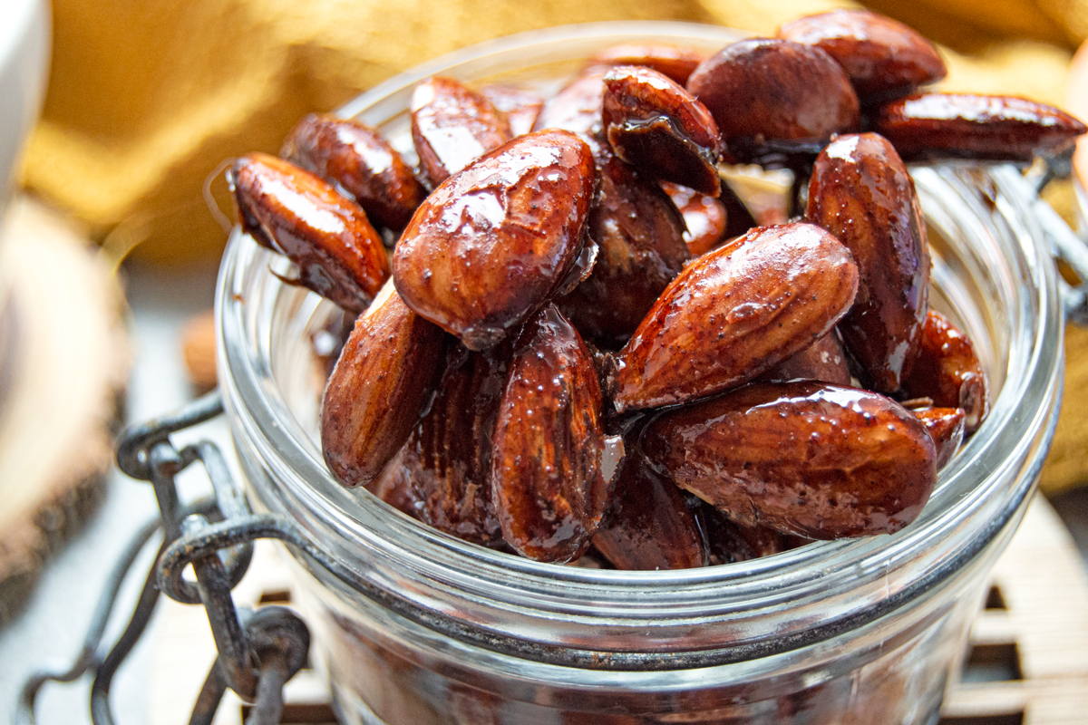 Cinnamon Glazed Almonds