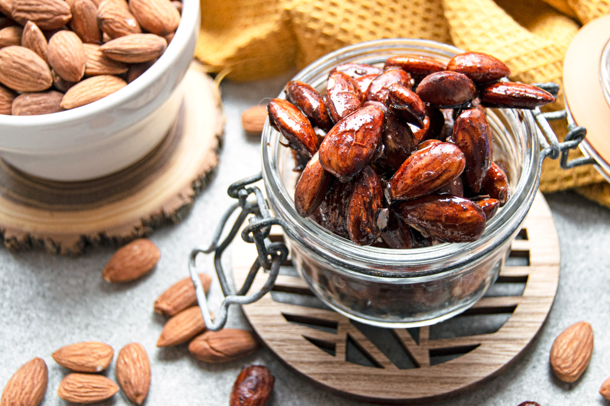 Cinnamon Glazed Almonds