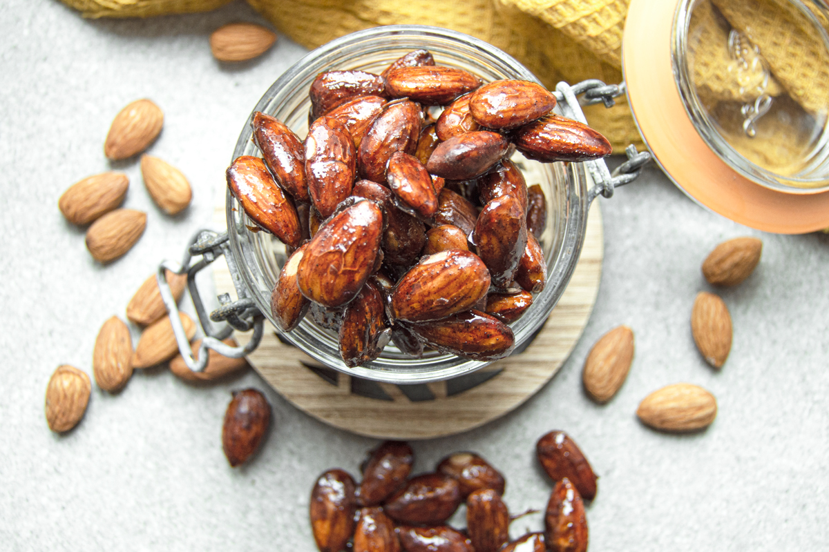 Cinnamon Glazed Almonds