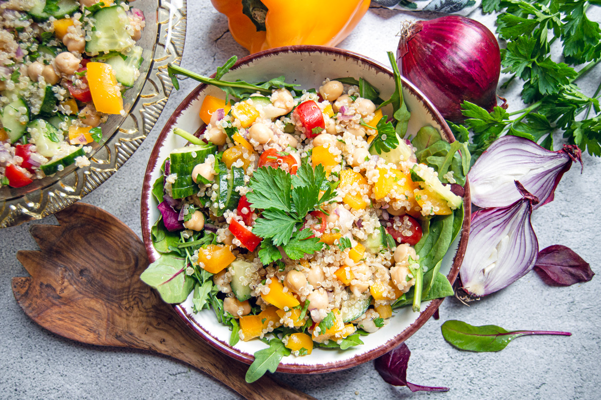 Chickpea Quinoa Salad