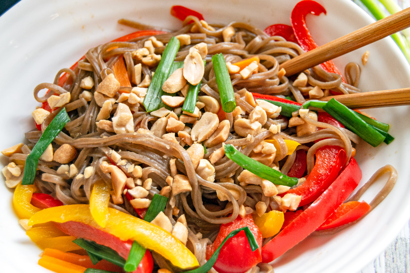 Zesty Soba Noodle Salad