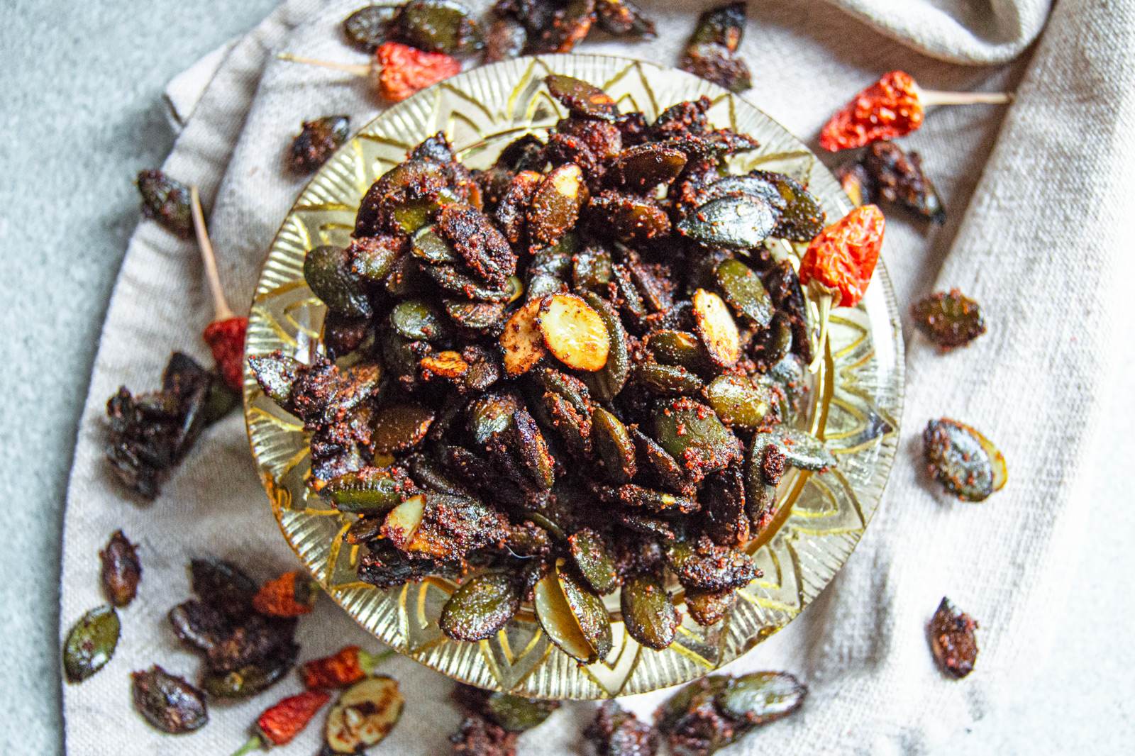 Smoky &#038; Sweet BBQ Spiced Pumpkin Seeds