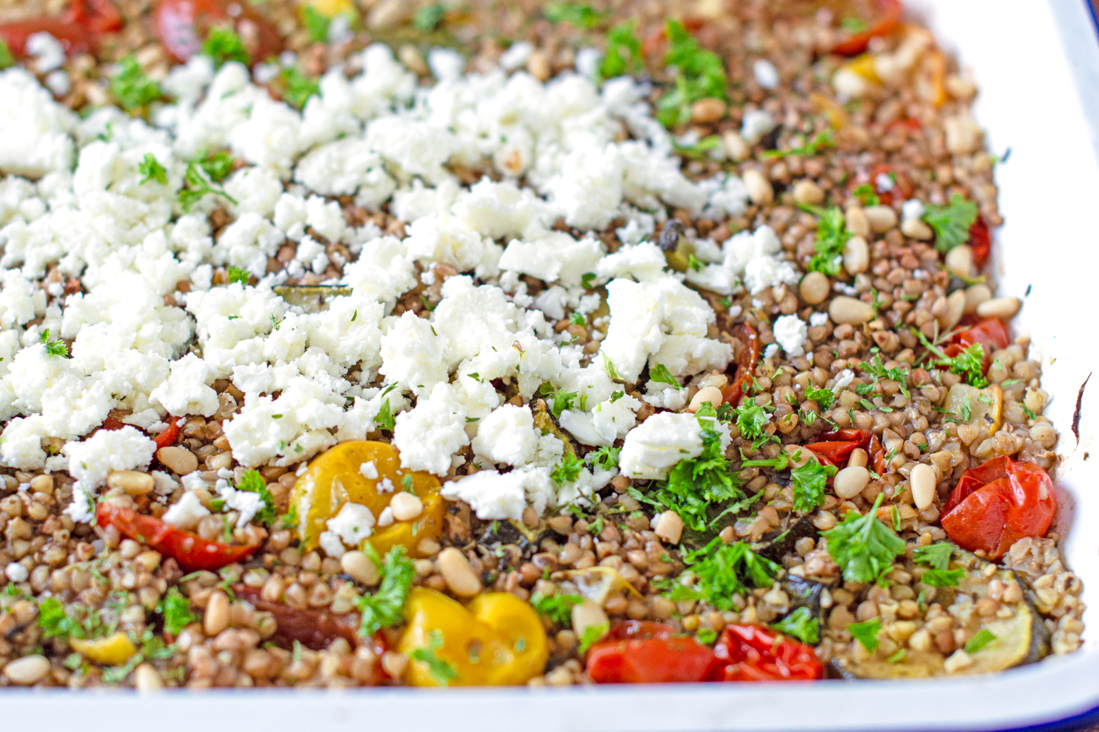 Hearty Buckwheat &#038; Vegetable Traybake