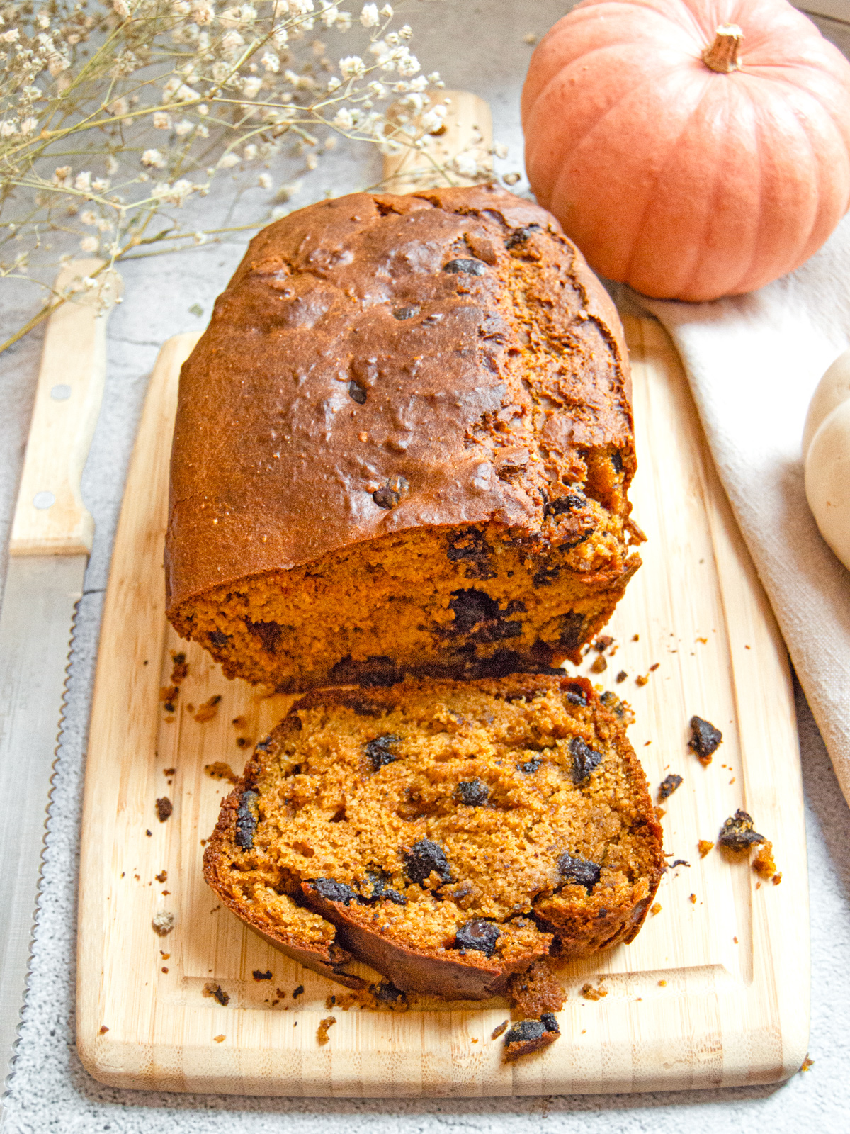 Pumpkin &#038; Chocolate Bread