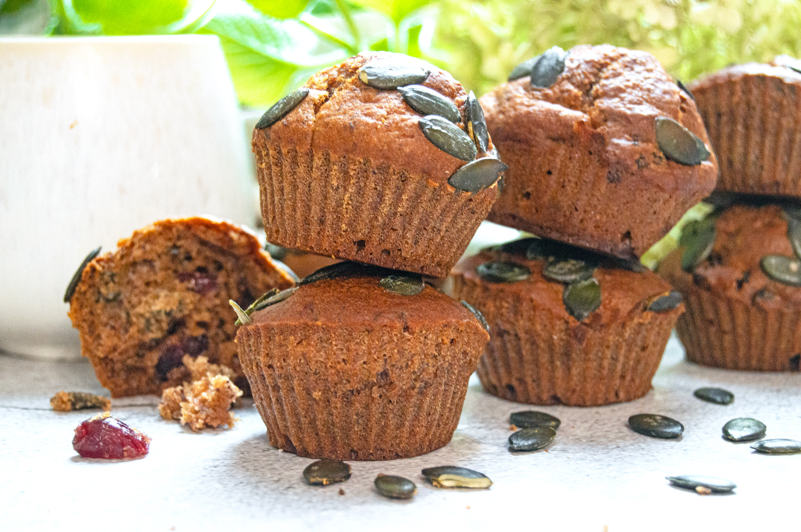 Cranberry &#038; Pumpkin Seed Breakfast Muffins