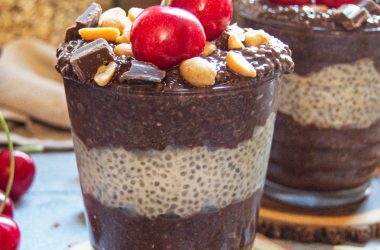Chocolate & Peanut Butter Chia Pudding