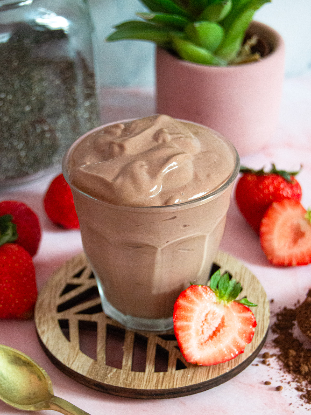 Chocolate Cottage Cheese Protein Pudding