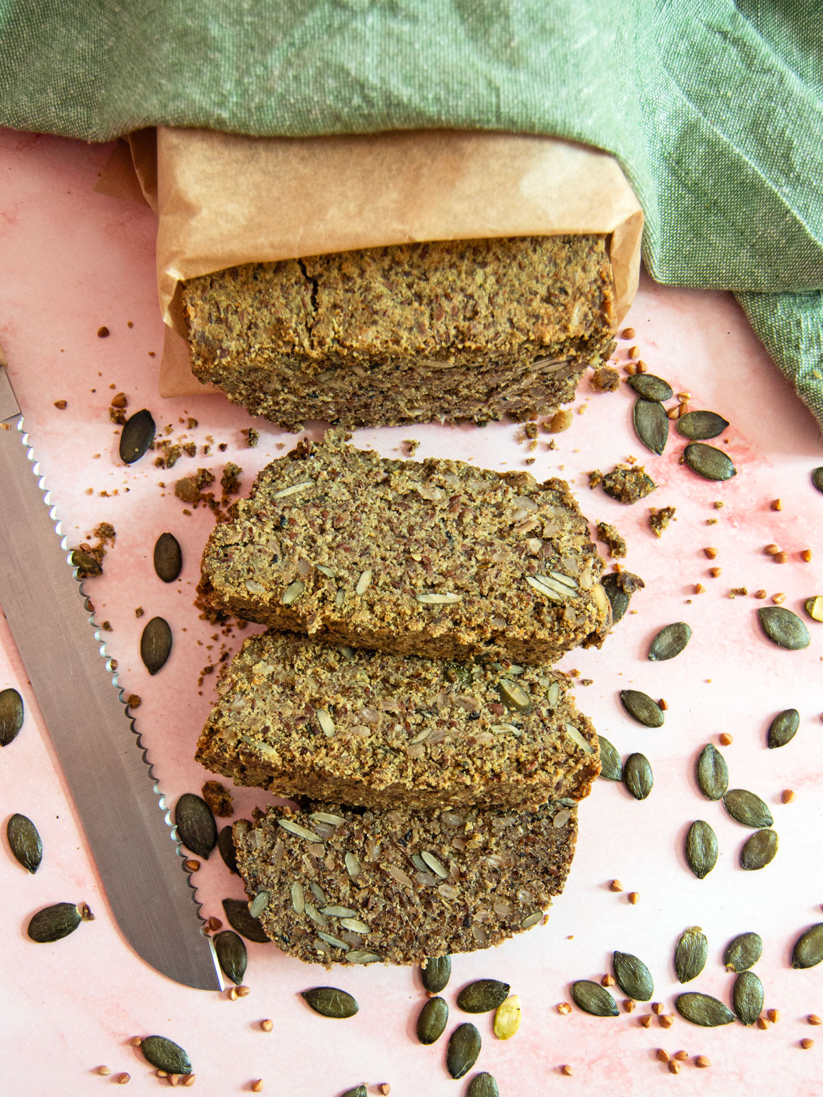 Buckwheat, Almond and Seed Bread