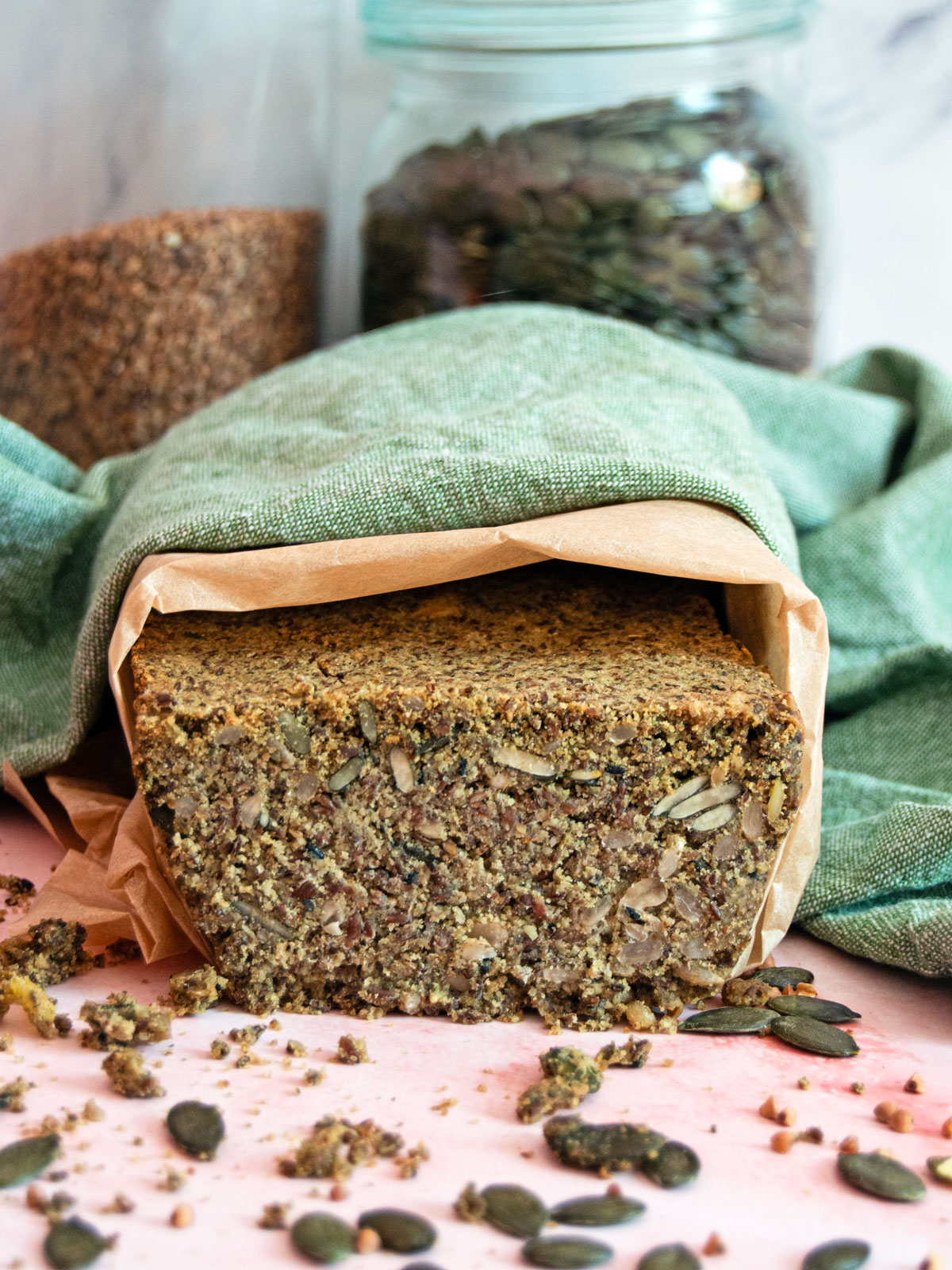 Buckwheat, Almond and Seed Bread