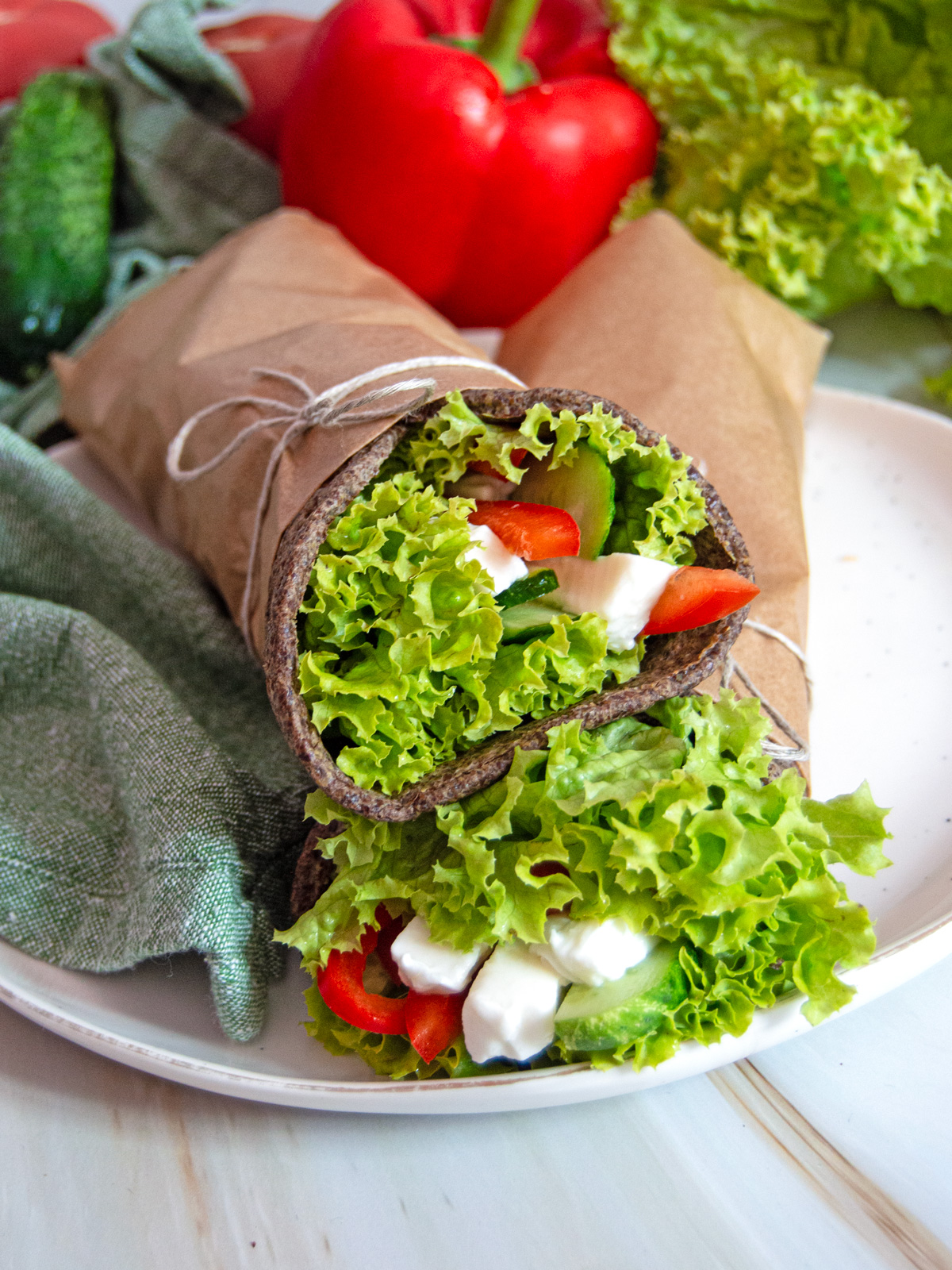 Low Carb Flaxseed Wraps