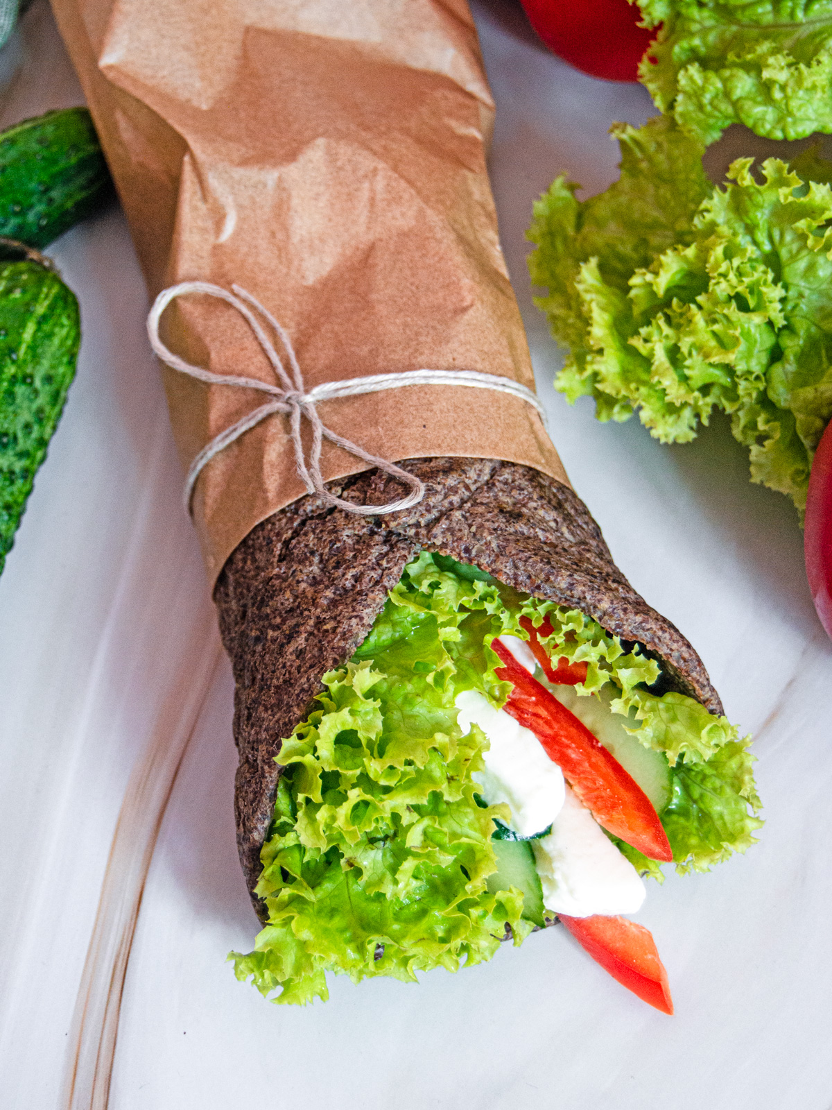 Low Carb Flaxseed Wraps