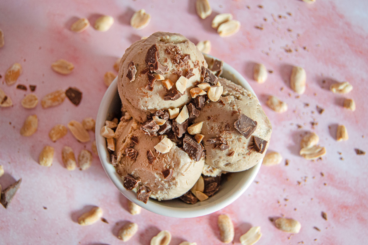 Peanut Butter Protein Ice Cream