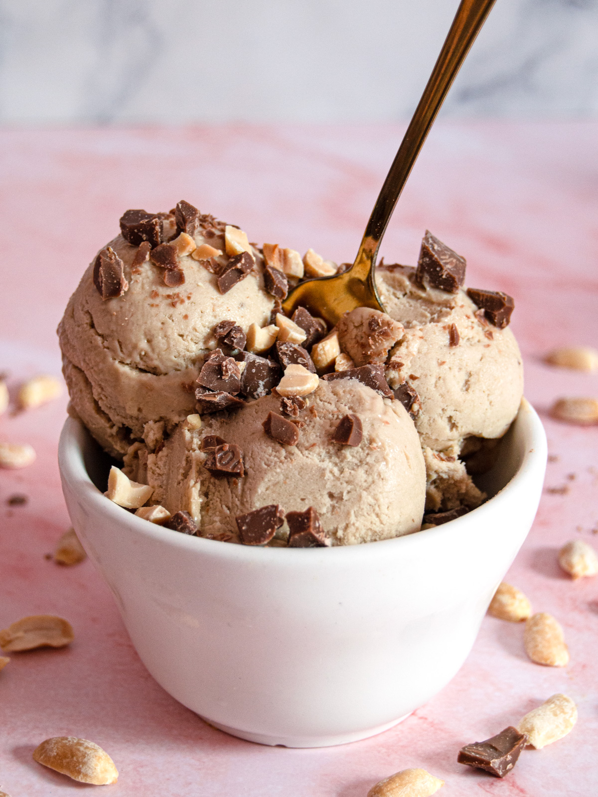 Peanut Butter Protein Ice Cream