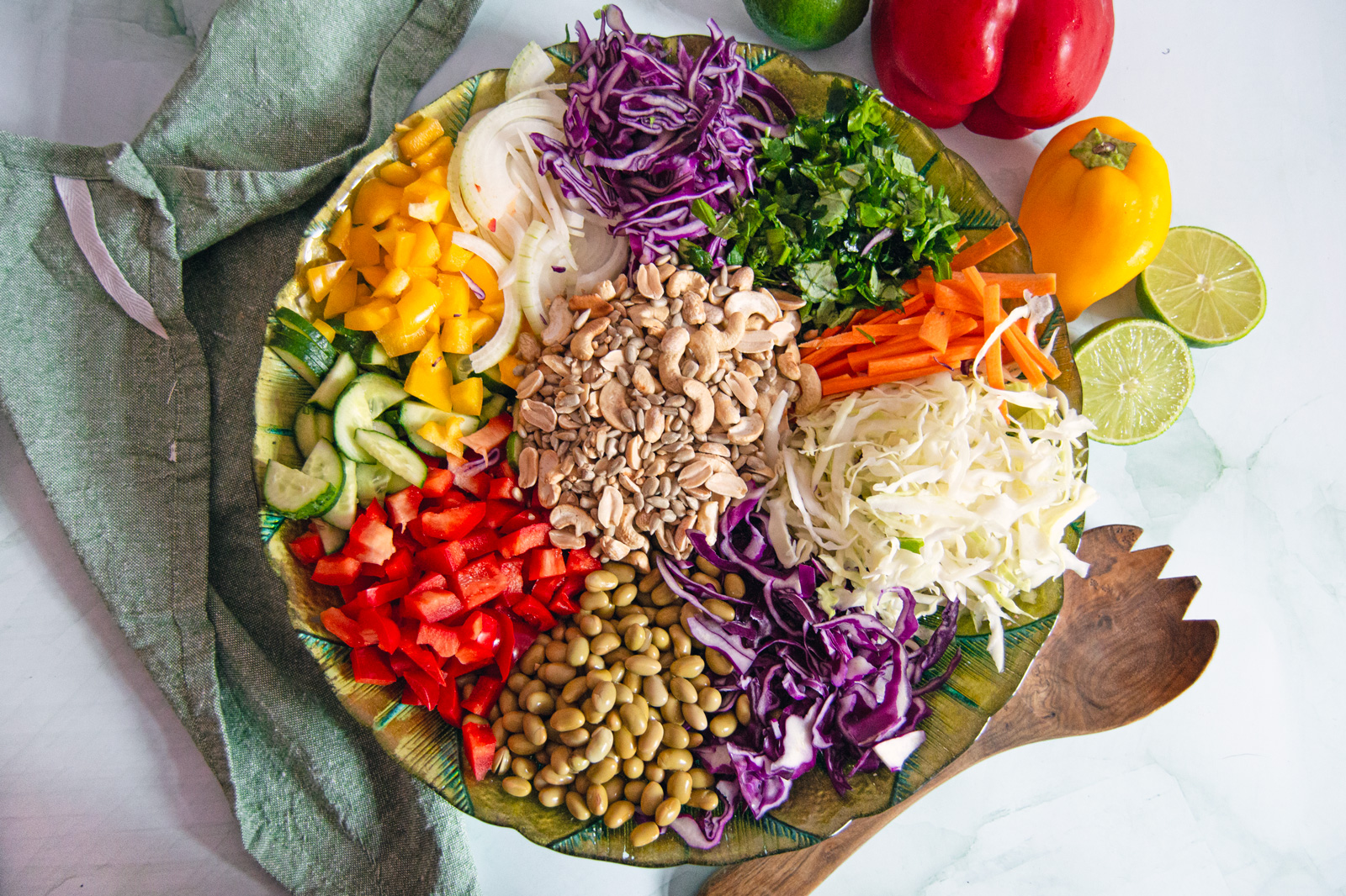 Thai Rainbow Crunch Salad