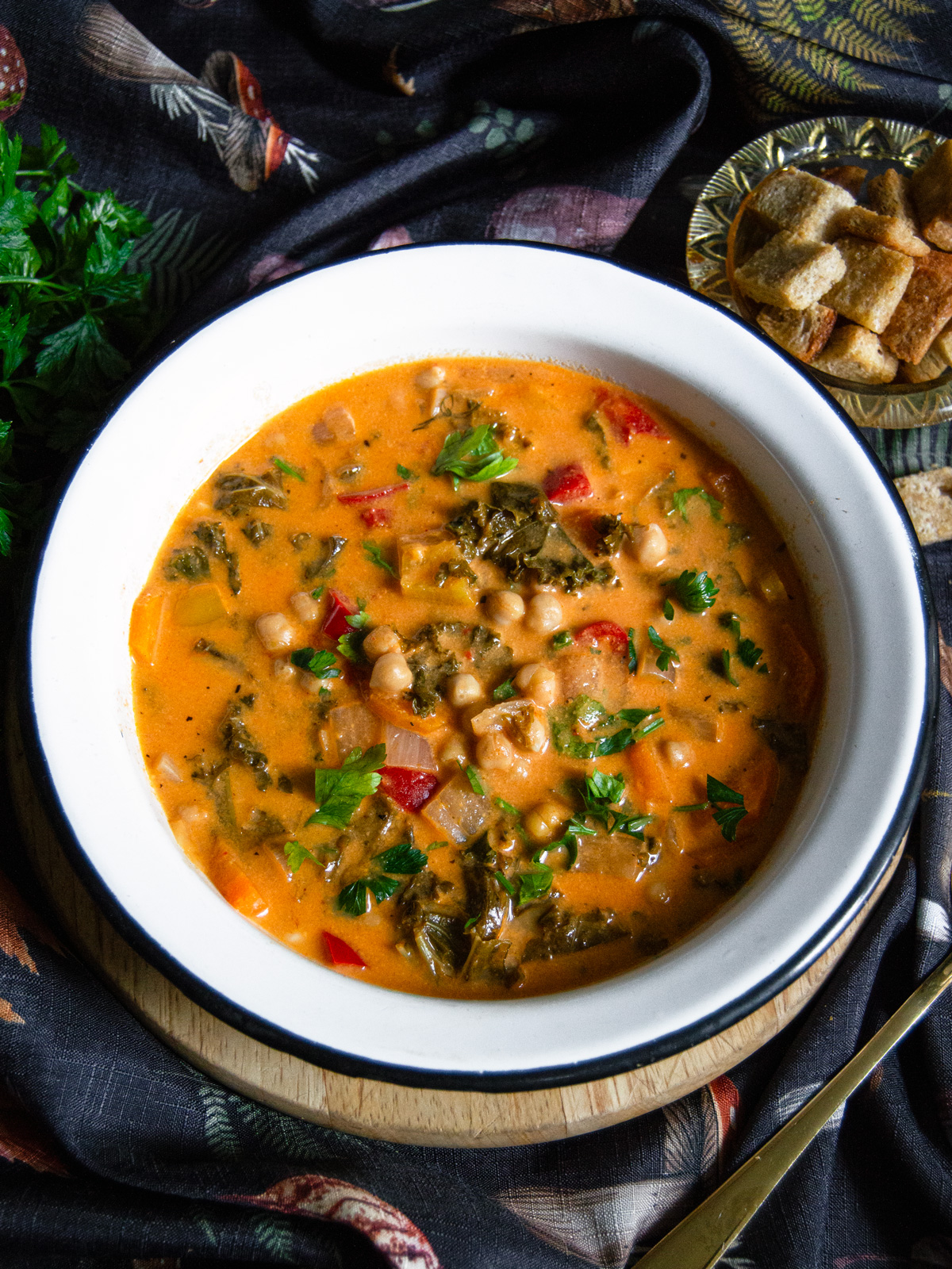 One Pot Chickpea & Vegetable Soup