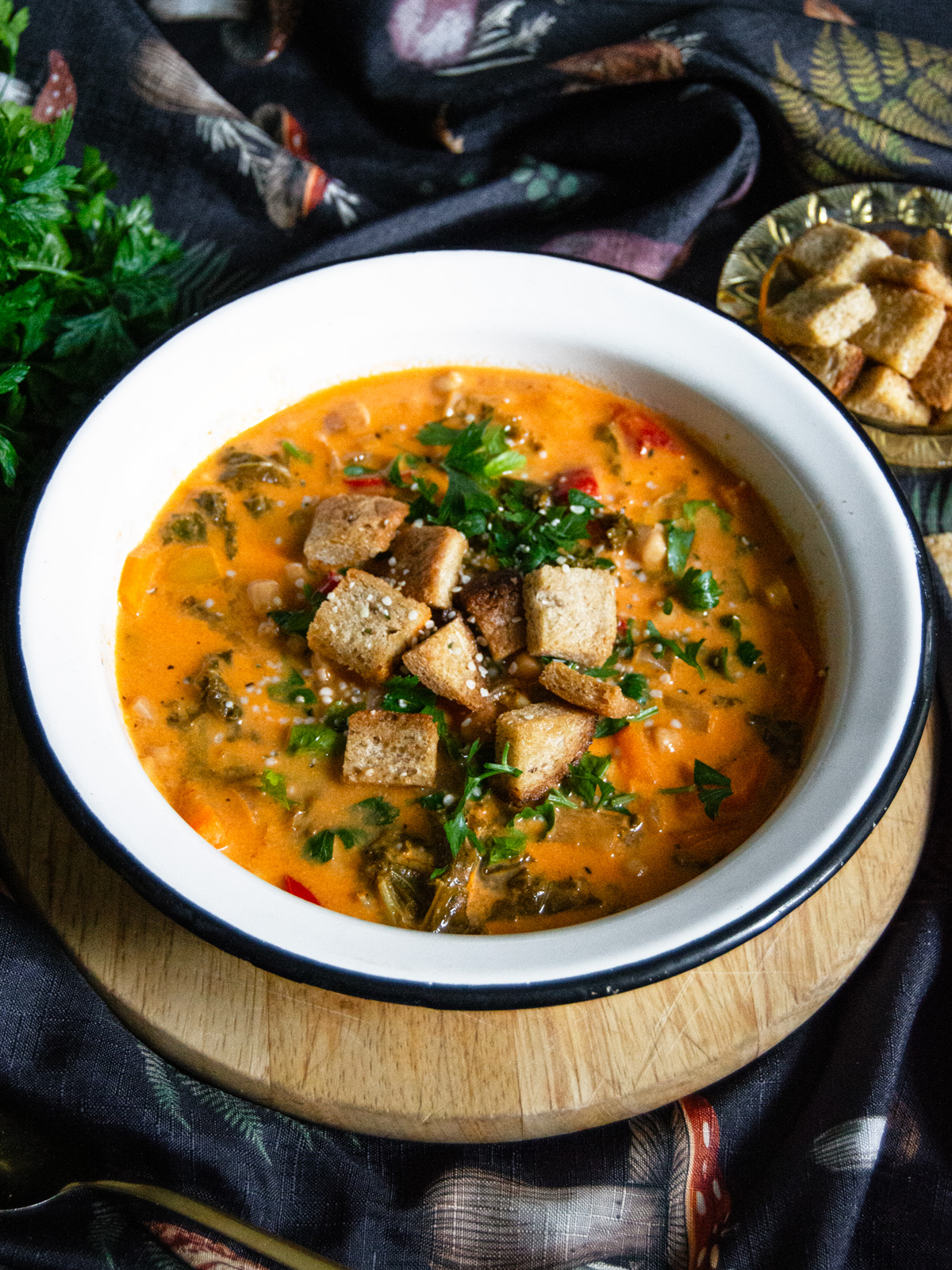 One Pot Chickpea & Vegetable Soup
