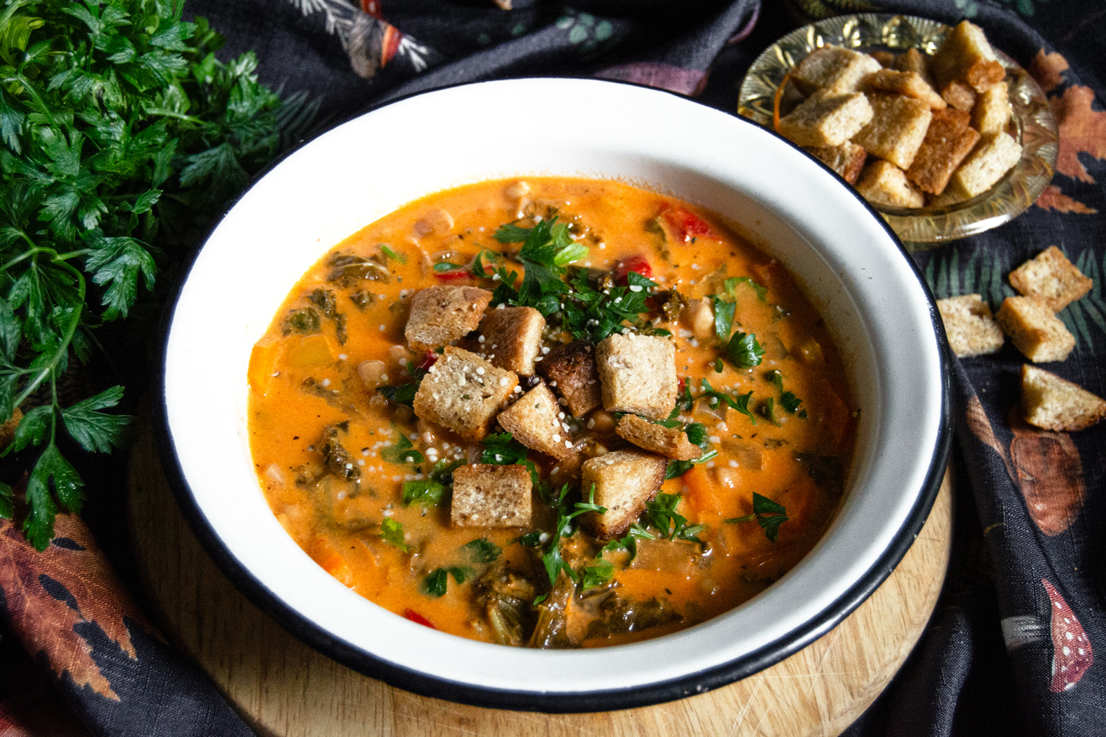 One Pot Chickpea & Vegetable Soup