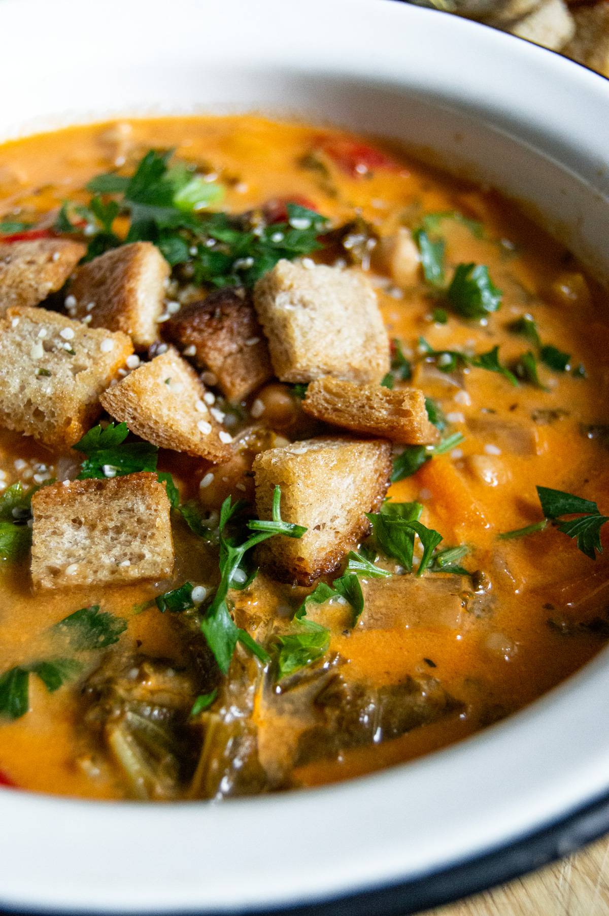 One Pot Chickpea & Vegetable Soup