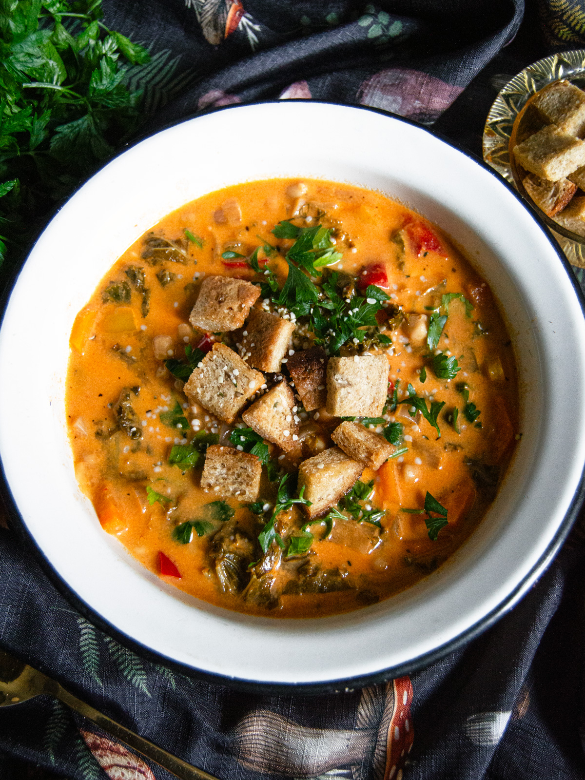 One Pot Chickpea & Vegetable Soup