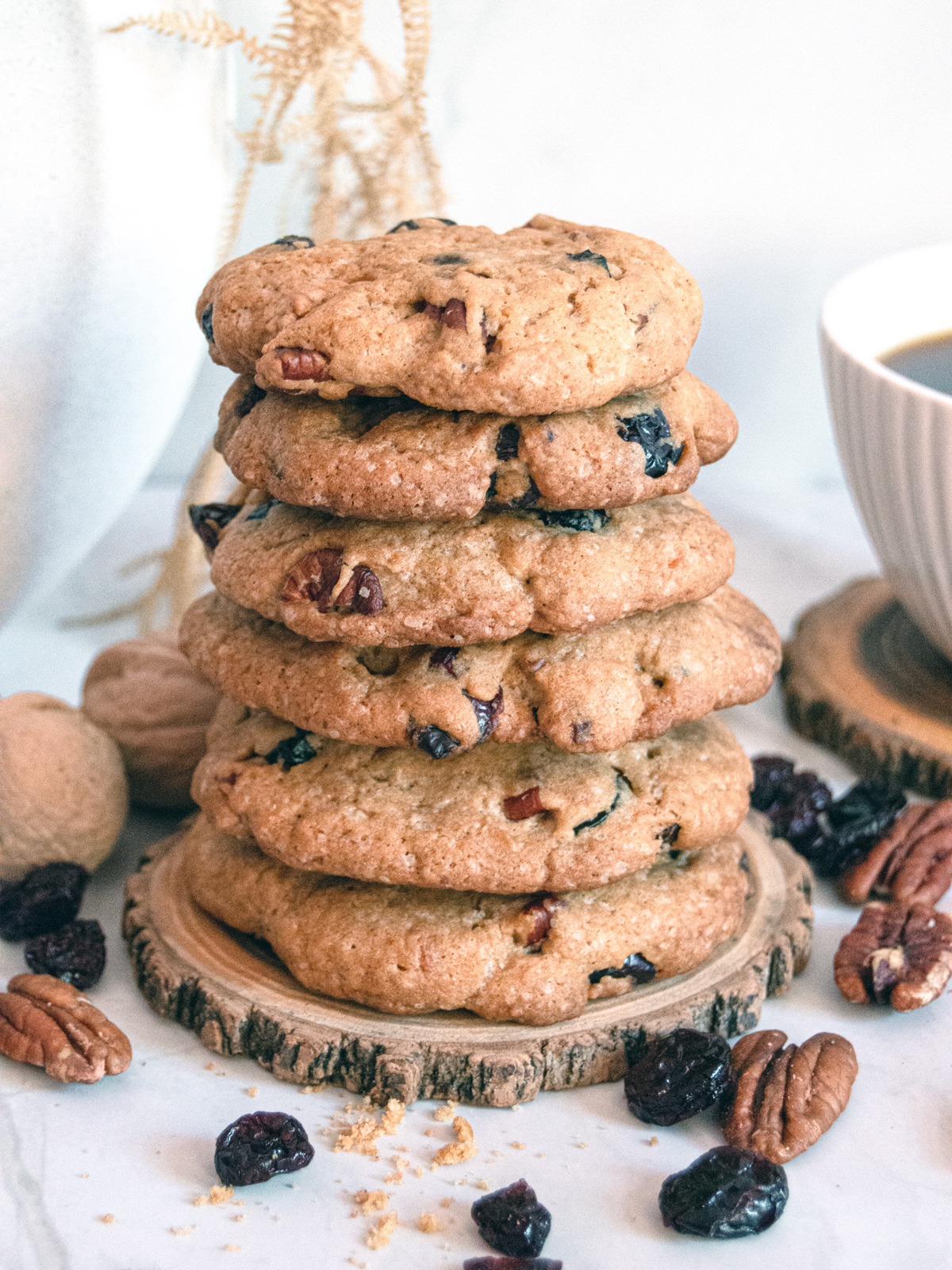 Cranberry, Pecan and White Chocolate Cookies
