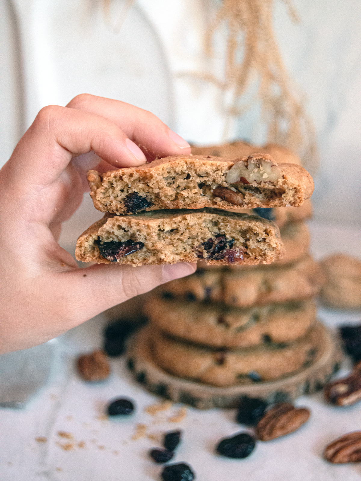 Cranberry, Pecan and White Chocolate Cookies