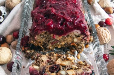 Cranberry Glazed Nut Roast