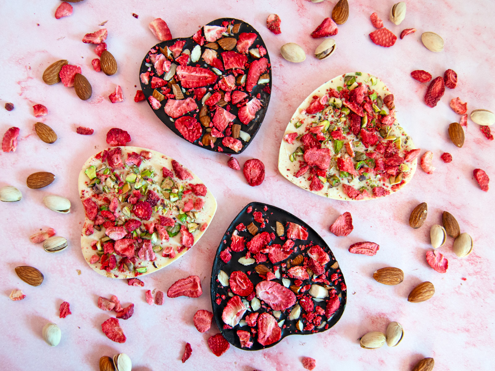 Chocolate Valentines Hearts