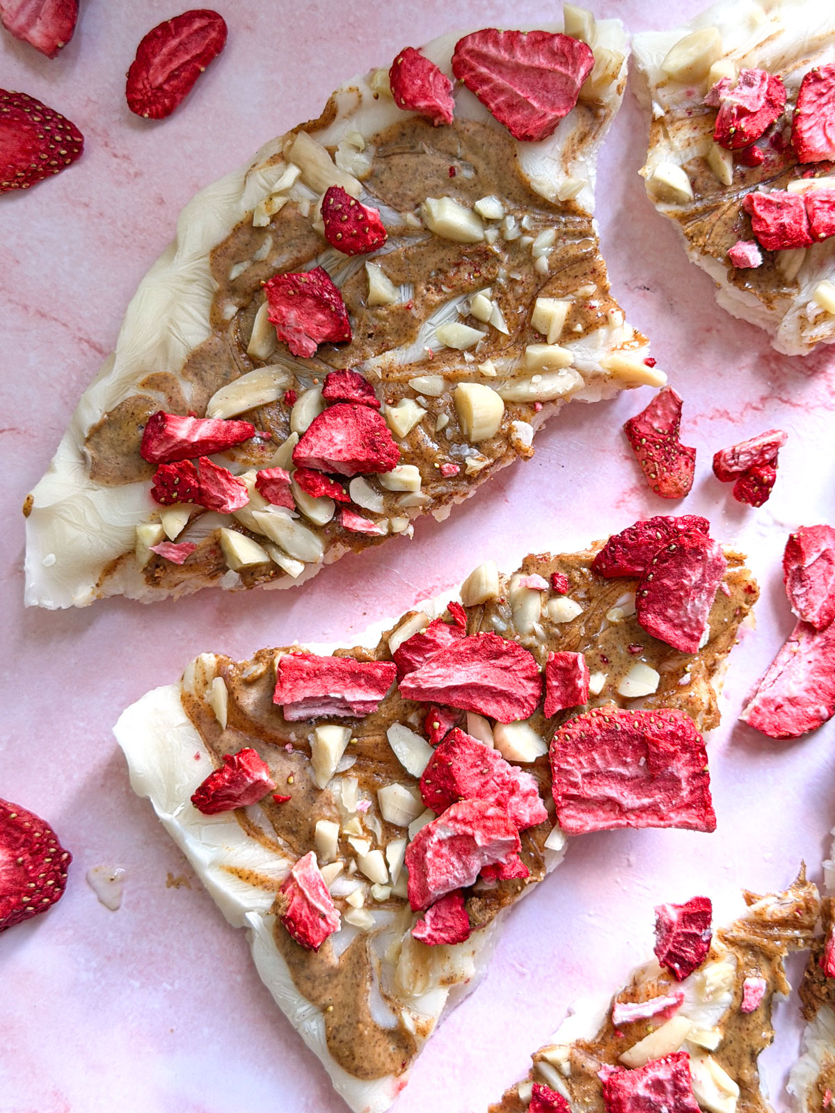 Frozen Yoghurt & Almond Butter Bark
