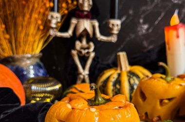 Spooky Stuffed Peppers