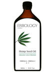 Cold-Pressed Hemp Seed Oil, Organic 500ml (Erbology)