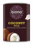 Organic Coconut Milk, Tinned 400ml (Biona)