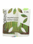 3 Ply Kitchen Towel Twin Roll Pack (Ecoleaf)