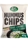 Hummus Chips Sour Cream & Chives 45g (Eat Real)