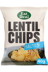 Lentil Chips with Sea Salt 40g (Eat Real)