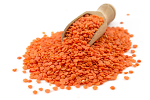 Organic Red Split Lentils 25kg (Bulk)