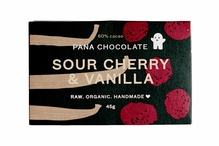 Sour Cherry & Vanilla 60% Cacao Bar, Organic 45g (Pana Chocolate)
