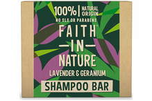 Lavender & Geranium Shampoo Bar 85g (Faith in Nature)