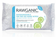 Organic On-The-Go Hand Wipes, 15 Wipes (Rawganic)
