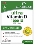 Ultra Vitamin D 1000IU, 96 Tablets (Vitabiotics)
