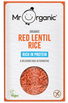 Organic Red Lentil Rice, Gluten Free 250g (Mr Organic)