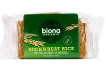 Buckwheat & Rice Wholegrain Bread, Organic 250g (Biona)