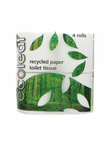 Toilet Tissue 4 Pack (Ecoleaf)