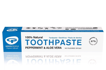 Peppermint & Aloe Vera Fluoride-Free Toothpaste, Organic 50ml (Green People)
